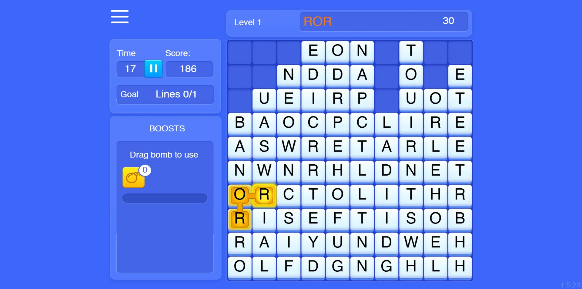 Arkadium's Word Wipe screenshot 3