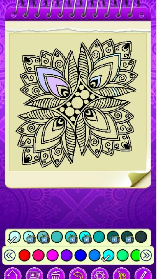 Mandala Coloring Book screenshot 1