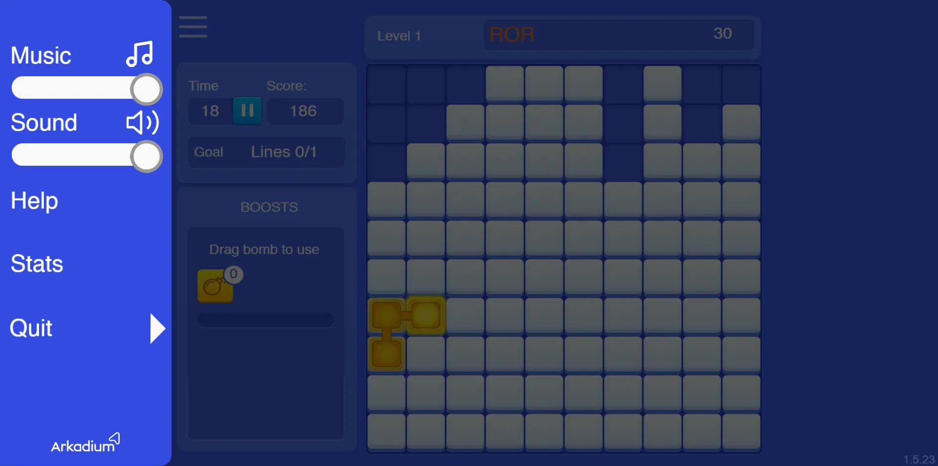 Arkadium's Word Wipe screenshot 2
