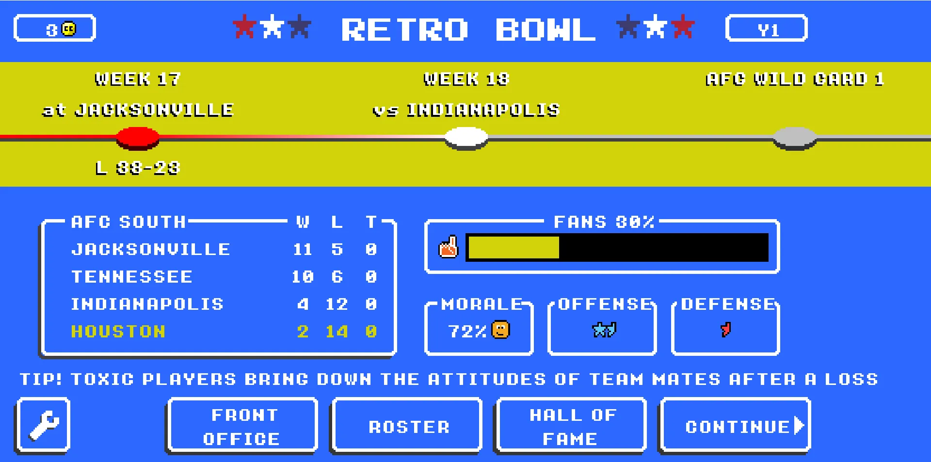 Retro Bowl screenshot 3