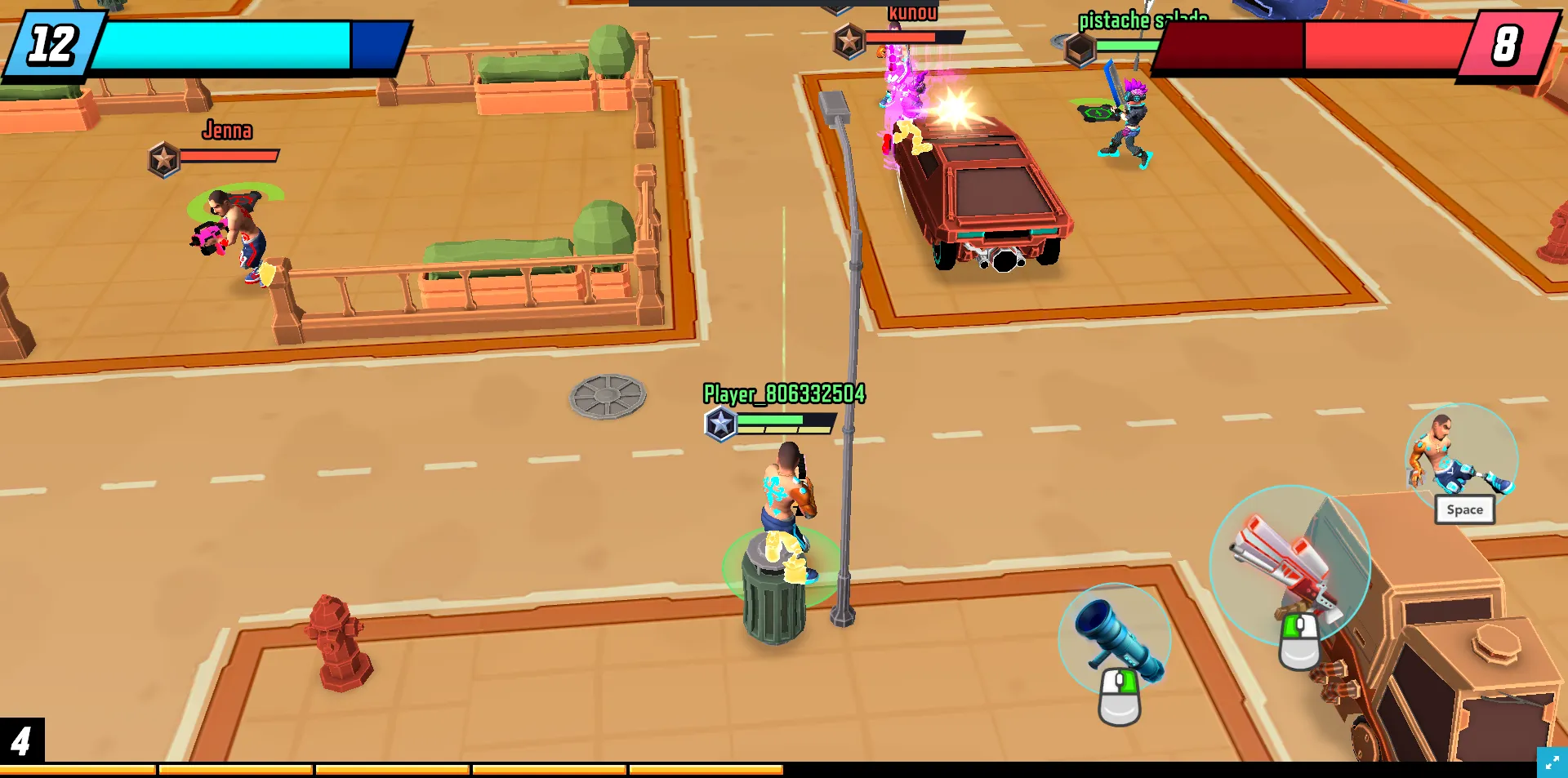 Gridpunk - 3v3 Battle Royale screenshot 3