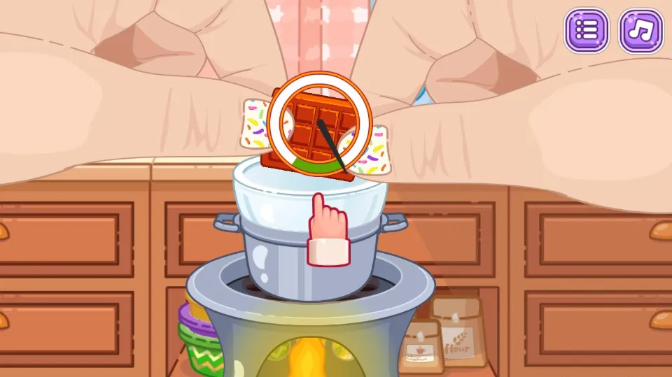 Tiny Baker Rainbow Buttercream Cake screenshot 3