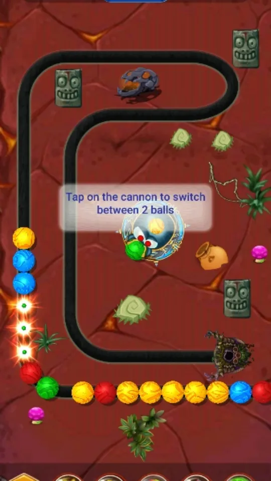 Marble Zuma Deluxe screenshot 1