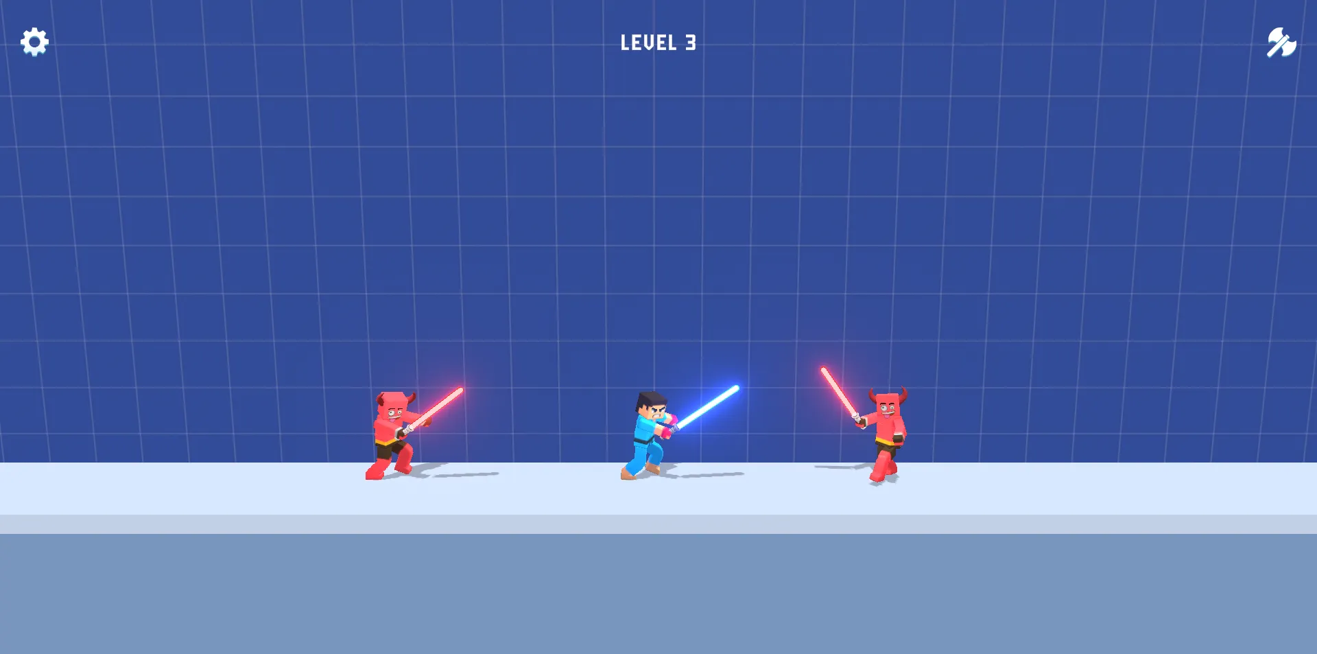 3D Block Gladiator Sword Draw screenshot 2