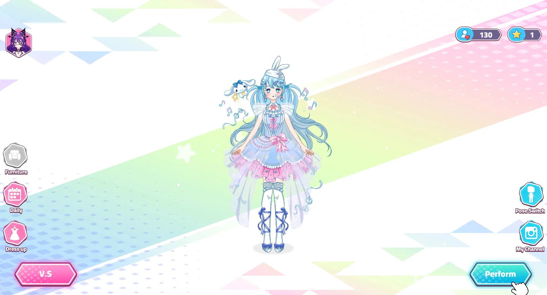 Idol Livestream: Doll Dress Up screenshot 1