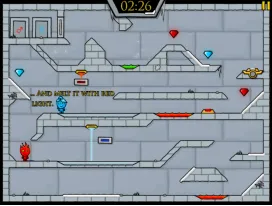 Fireboy and Watergirl 3 Ice Temple screenshot 2