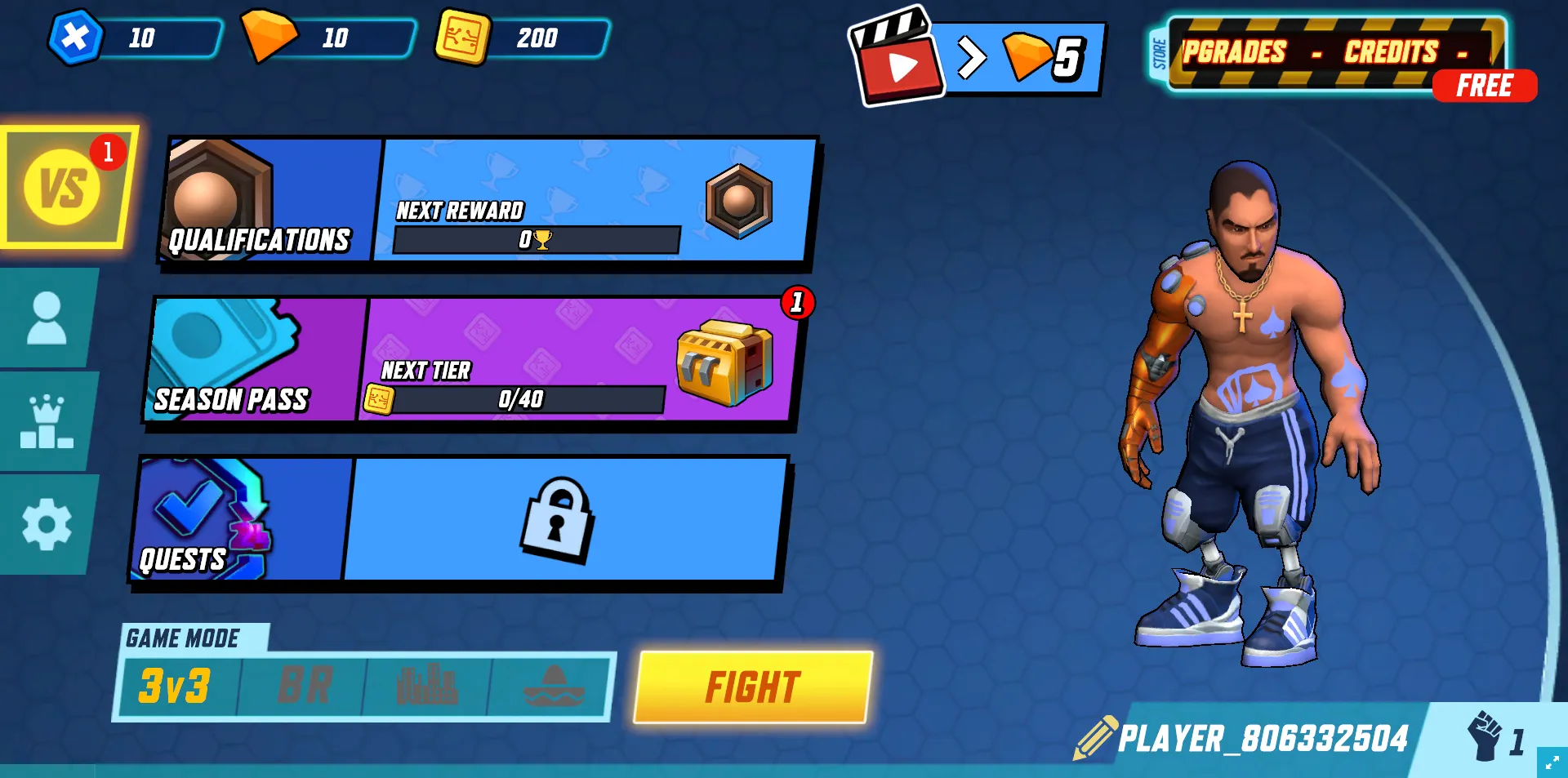 Gridpunk - 3v3 Battle Royale screenshot 1