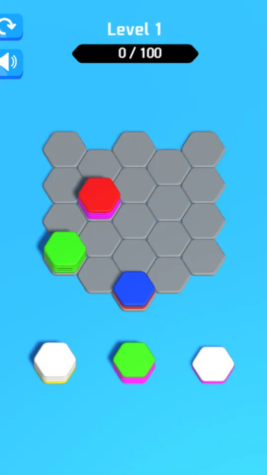 Hexa 3D Puzzle screenshot 1