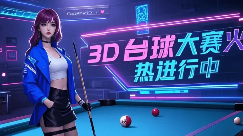 King of 3D Billiards screenshot 1