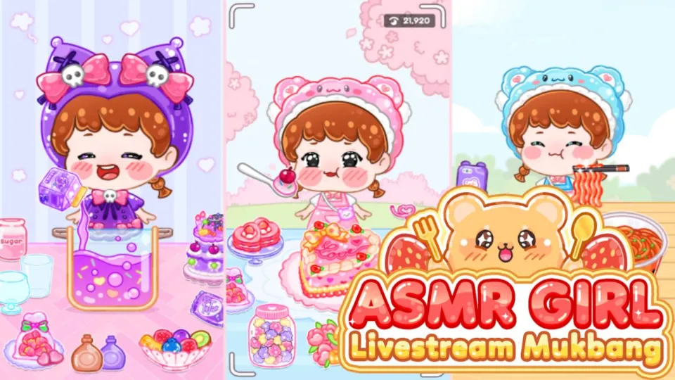 ASMR Girl: Livestream Mukbang screenshot 1