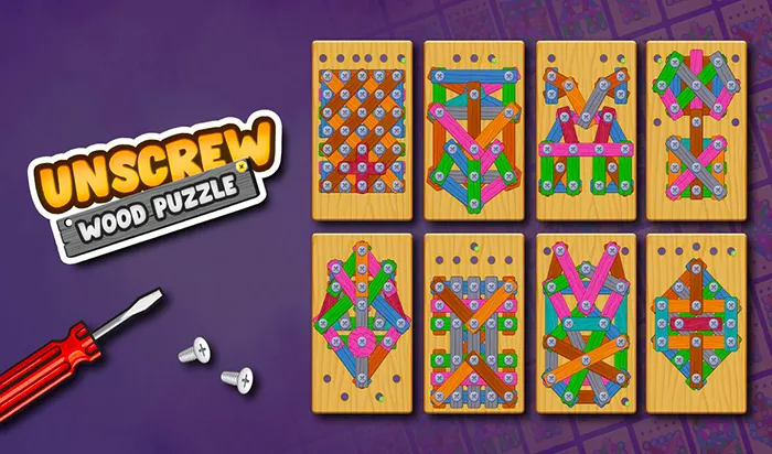 Unscrew Wood Puzzle