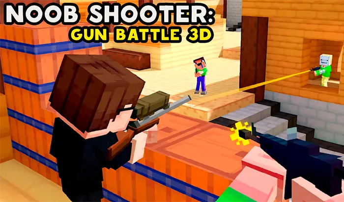 Noob Shooter: Gun Battle 3D