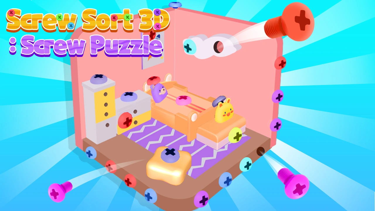 Screw Sort 3D: Screw Puzzle