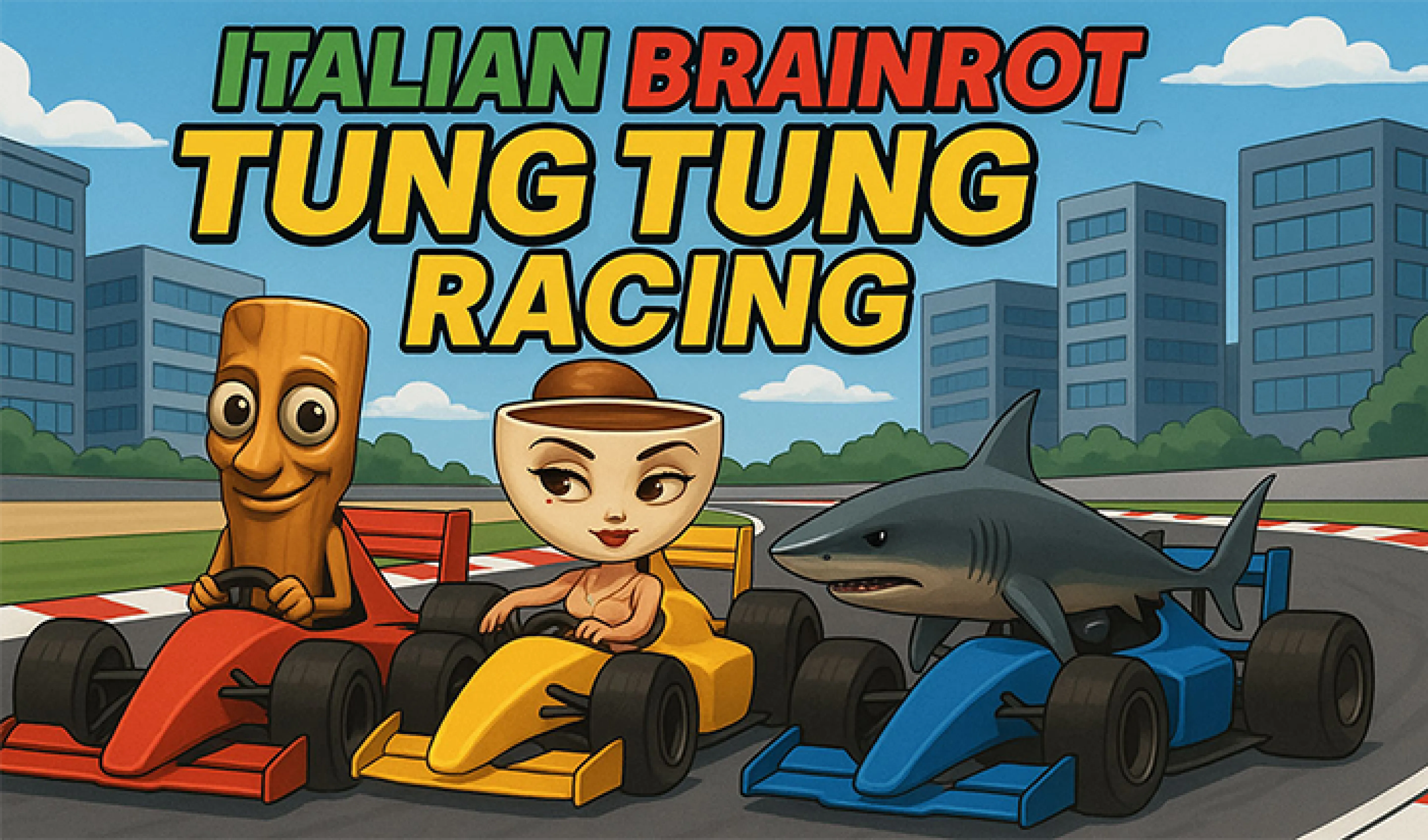 Italian Brainrot Tung Tung Racing