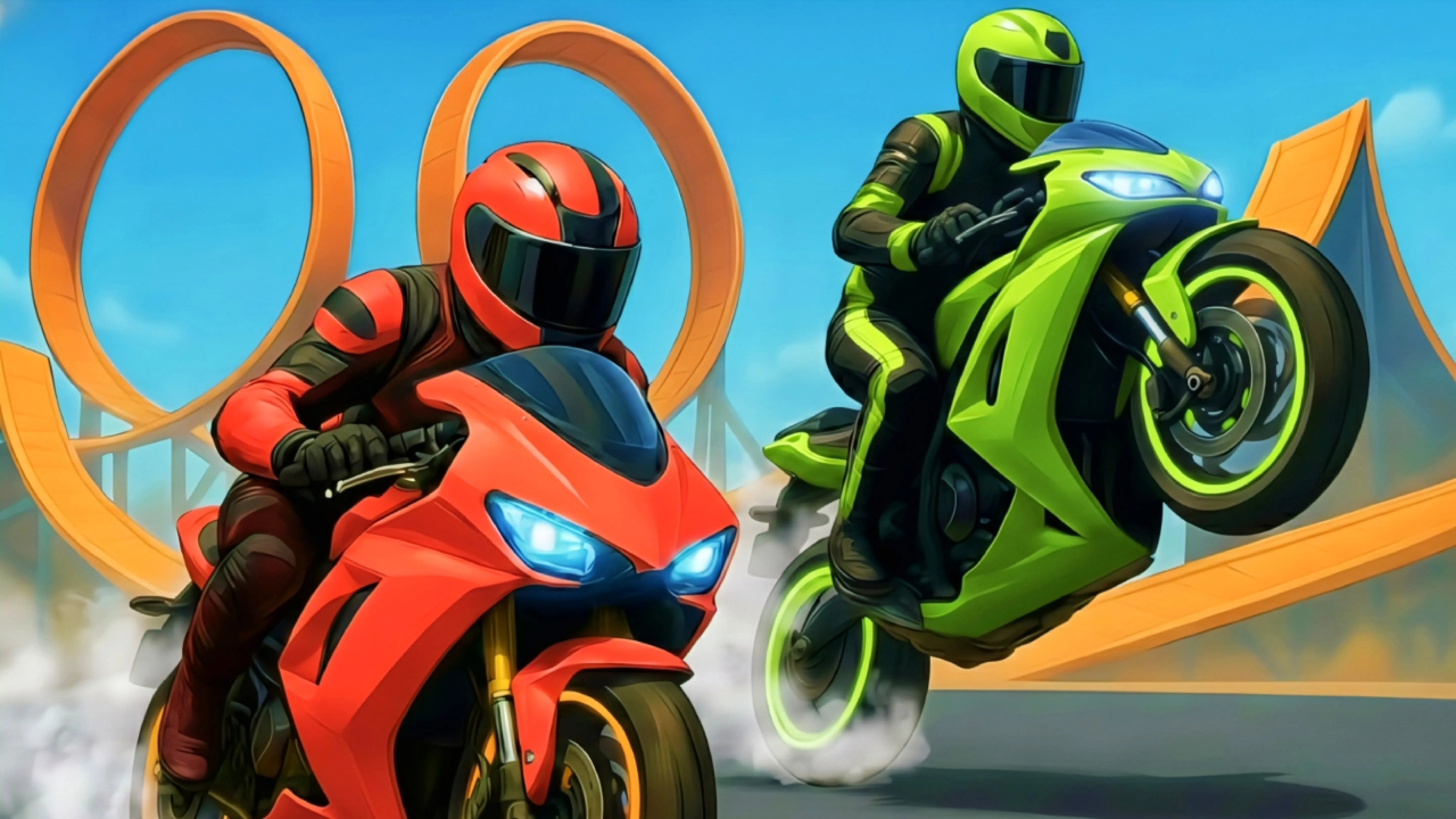 Crazy Bike Stunts PvP