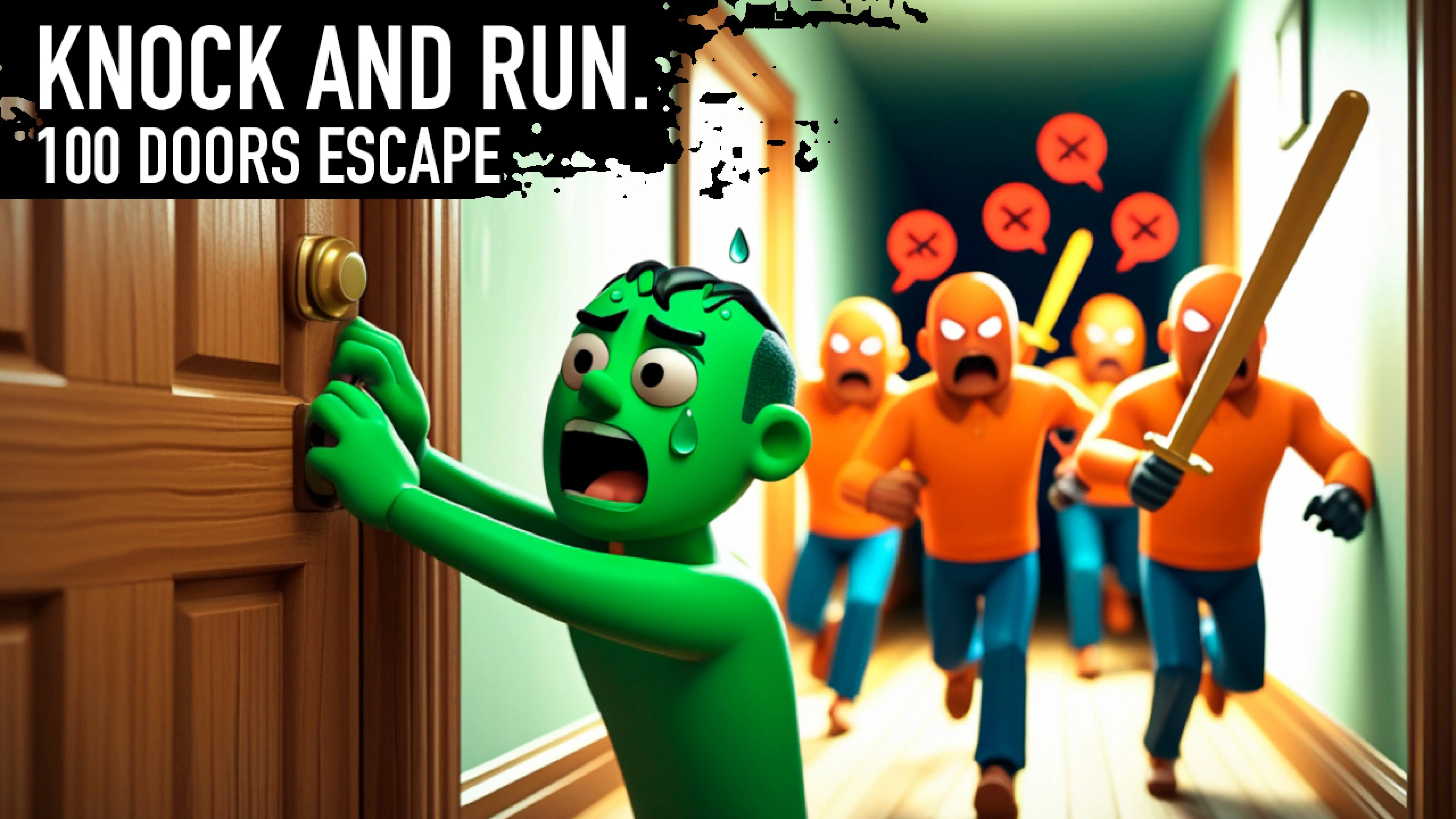 Knock and Run. 100 Doors Escape