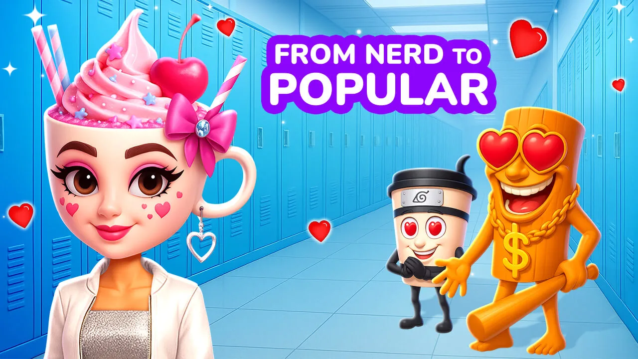 From Nerd to Popular Ballerina Cappuccina