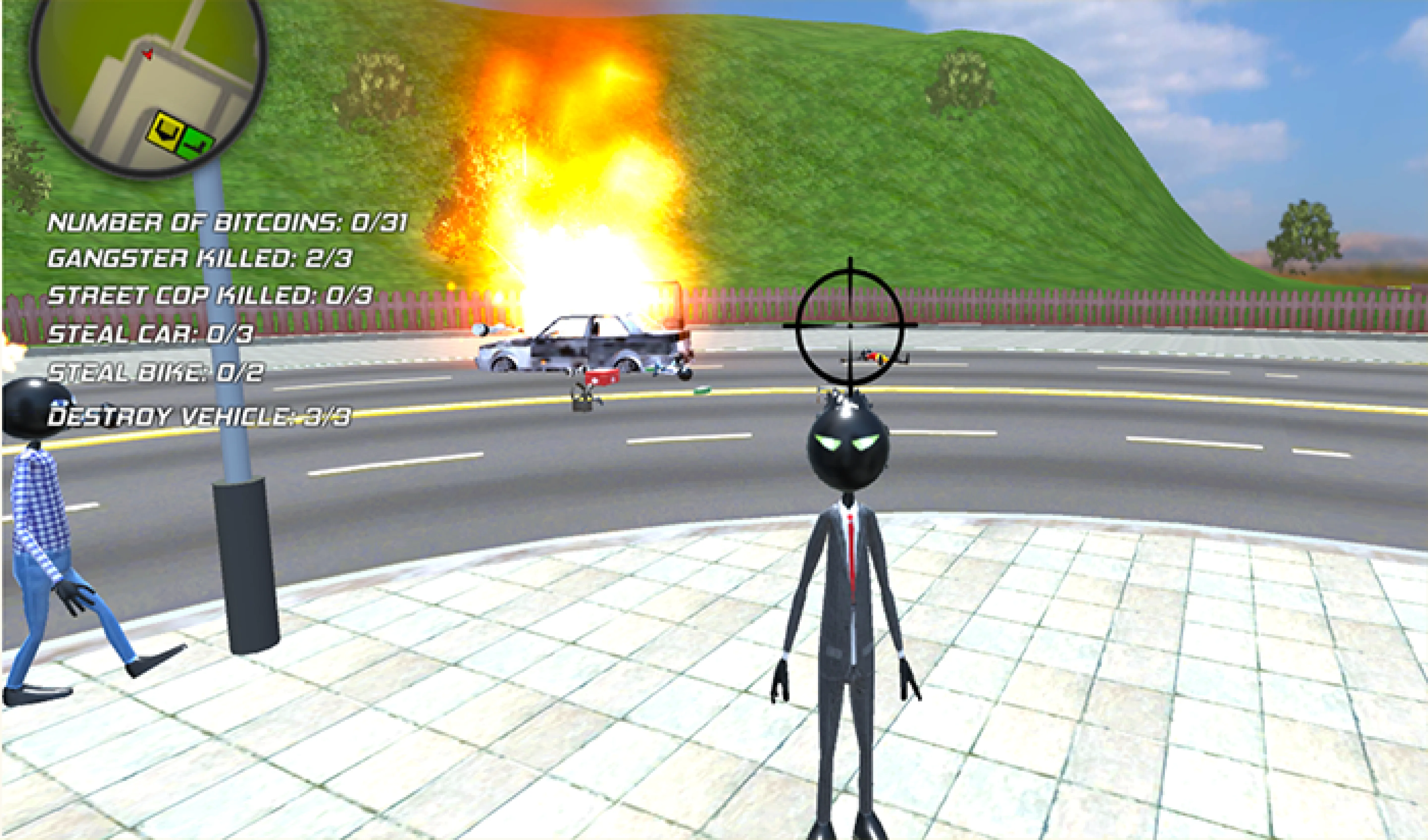 Amazing Crime Strange Stickman