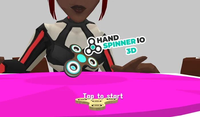 Hand Spinner IO 3D