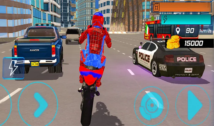 Hero Stunt Spider Bike Simulator 3d 2