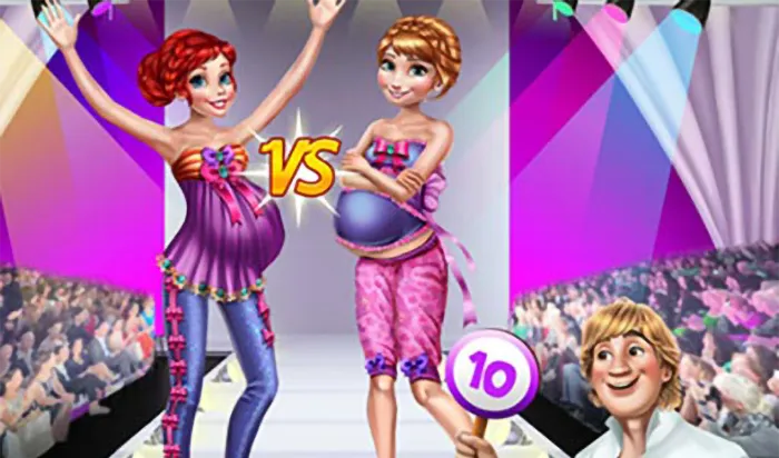 Pregnant Princesses Catwalk Show