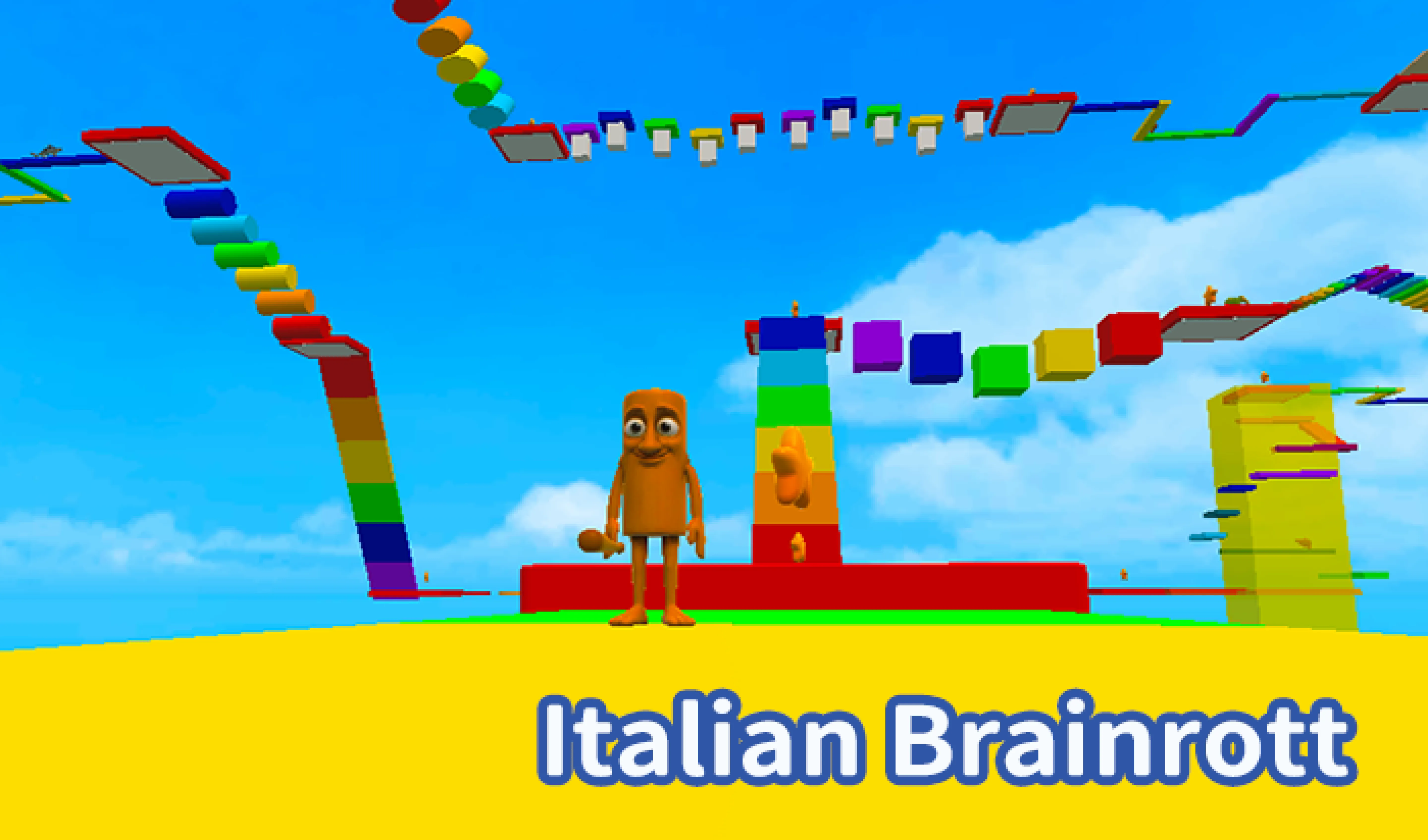 Italian Brainrot Obby Parkour