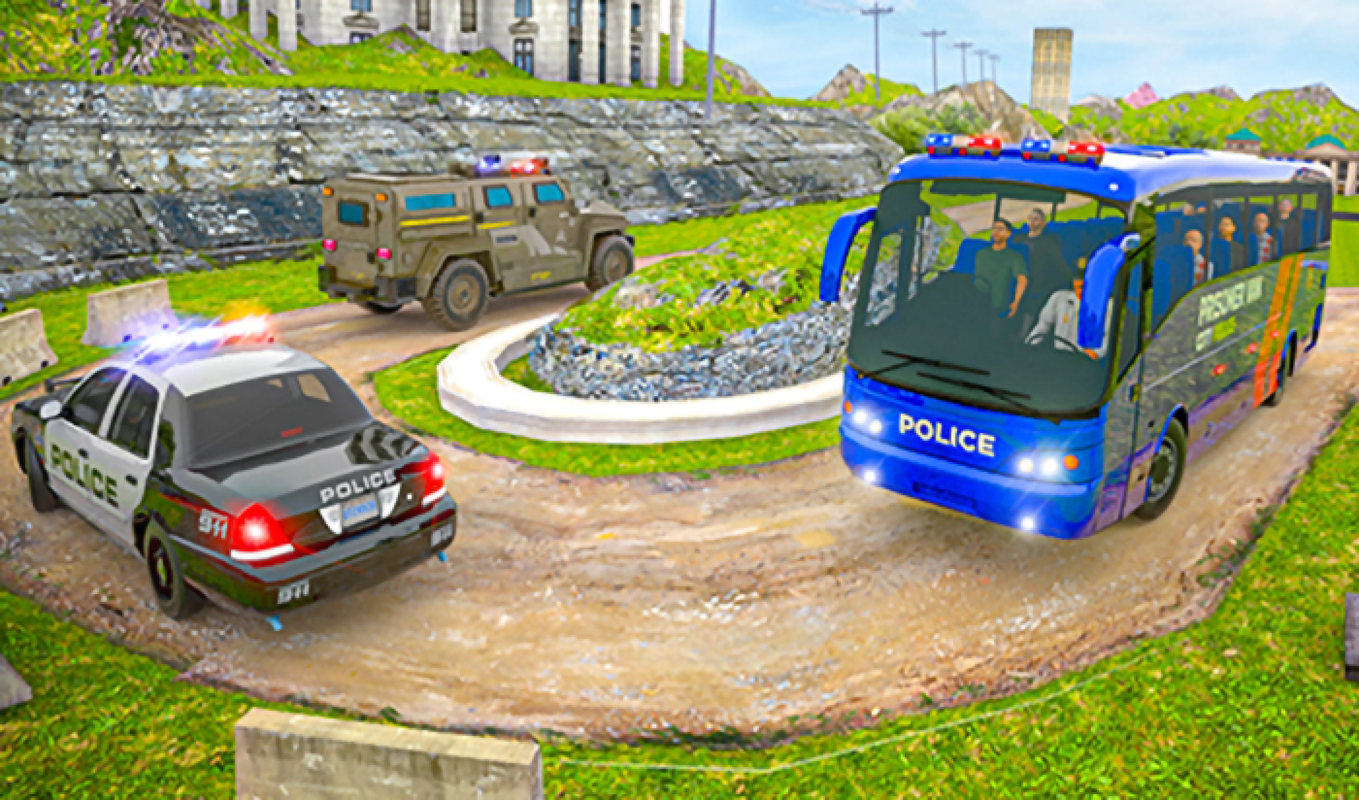 Jail Prison Van Police Game