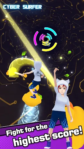 Cyber Surfer: Beat&amp;Skateboard screenshot 4