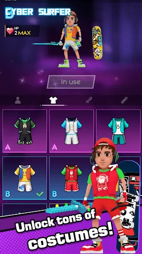 Cyber Surfer: Beat&amp;Skateboard screenshot 6