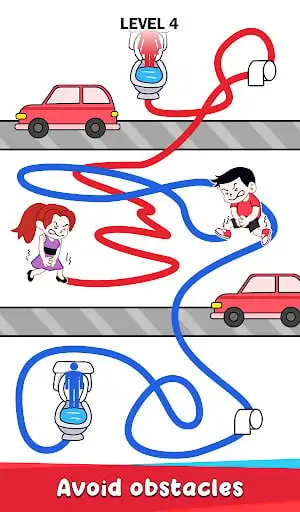 Toilet Rush Race: Draw Puzzle screenshot 2