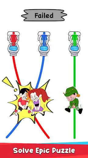 Toilet Rush Race: Draw Puzzle screenshot 13