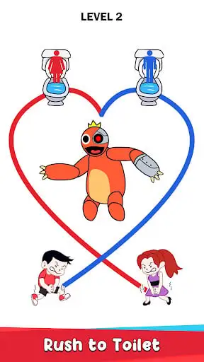 Toilet Rush Race: Draw Puzzle screenshot 21