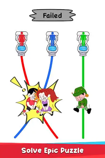 Toilet Rush Race: Draw Puzzle screenshot 7