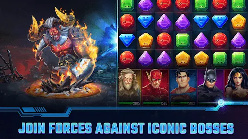 DC Heroes &amp; Villains: Match 3 screenshot 4