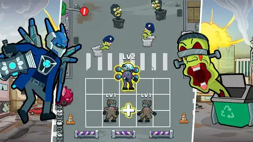 Merge War: Monster vs Cyberman screenshot 2