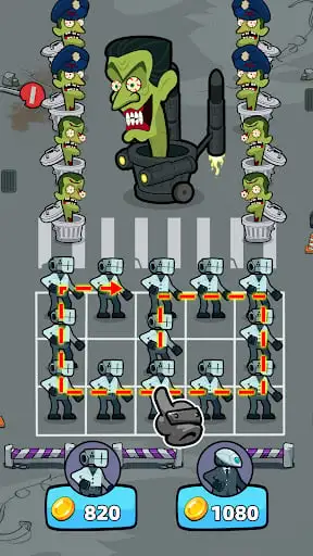 Merge War: Monster vs Cyberman screenshot 15