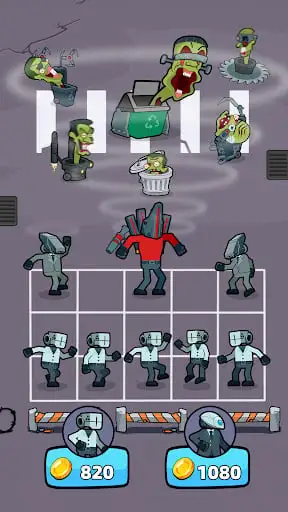 Merge War: Monster vs Cyberman screenshot 17