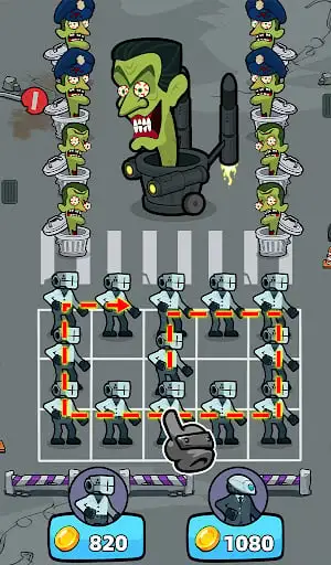 Merge War: Monster vs Cyberman screenshot 3