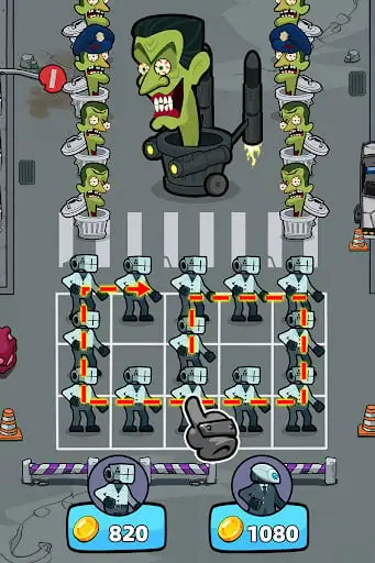 Merge War: Monster vs Cyberman screenshot 9