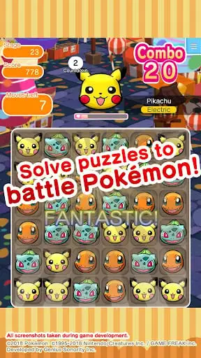 Pokémon Shuffle Mobile screenshot 2
