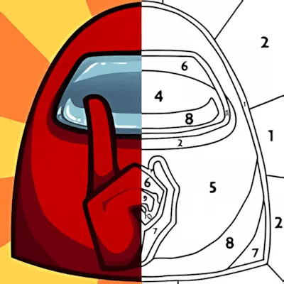 Among Them Coloring Book