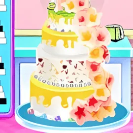 Ariel And Eric Wedding Cake Cooking