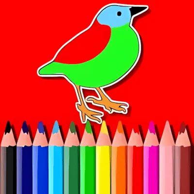 BTS Birds Coloring Book