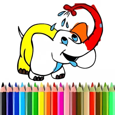 BTS Elephant Coloring