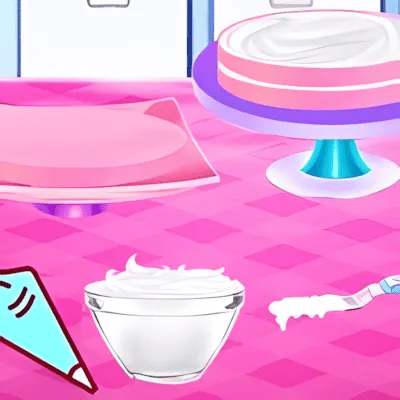 Cherry Blossom Cake Cooking