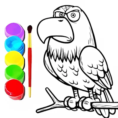 Eagle Coloring Book