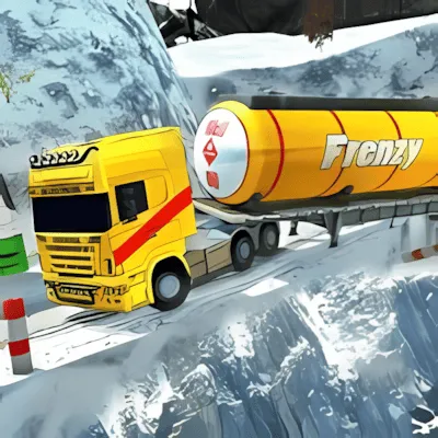 Extreme Winter Oil Tanker Truck Drive