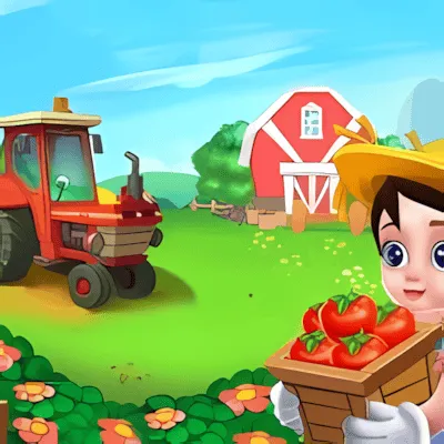 Farm House Farming Games for Kids