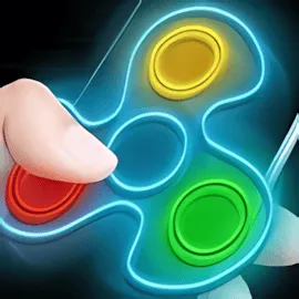 Fidget Spinner Neon Glow Online