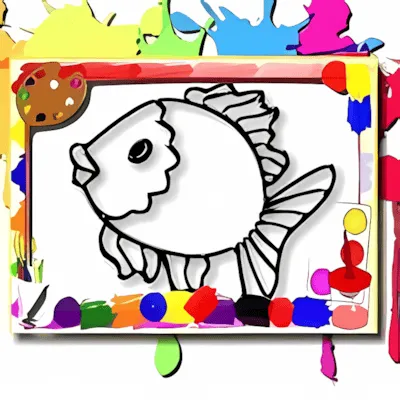 Fish Coloring Book